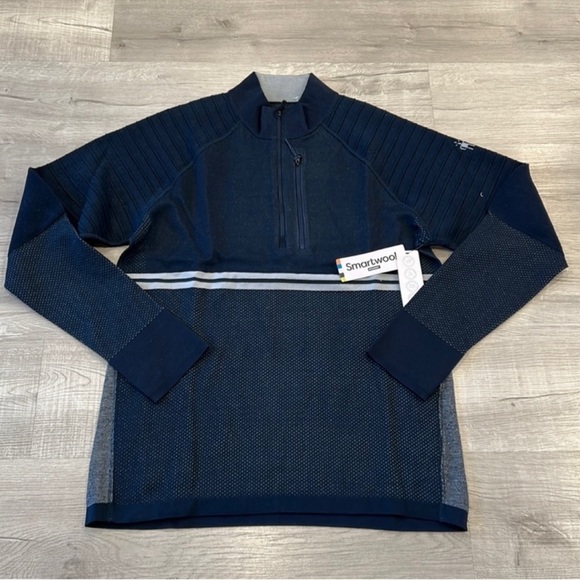 SMARTWOOL | Men's Intraknit Merino Tech 1/4 Zip - Picture 1 of 8